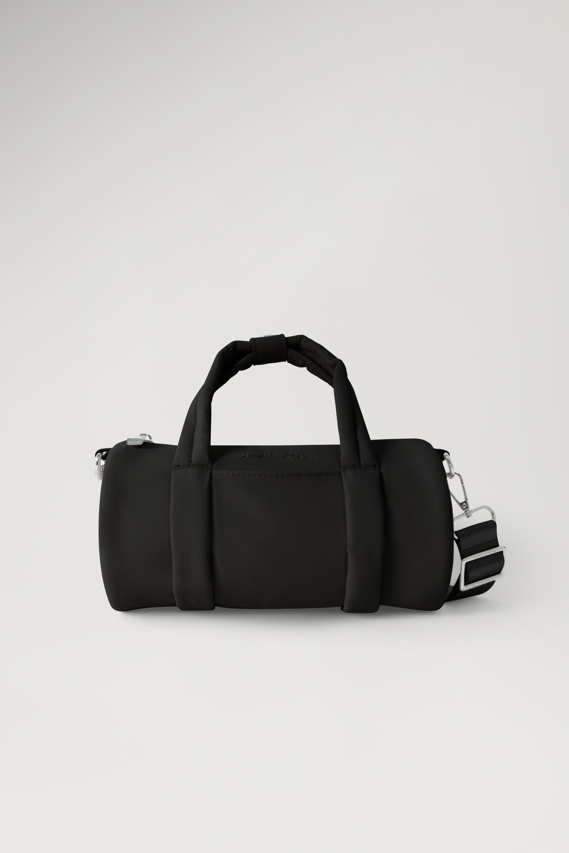 Duffel Gym Bag Mini in Black Sesame