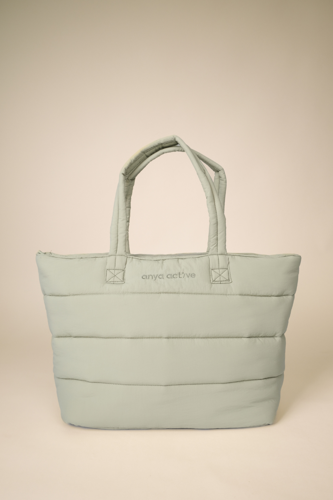 The Oversized Plush Tote in Matcha Latte