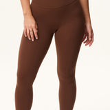 V Leggings (Full 24") in Chocolate