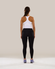 Bib Crop Tank in Yoghurt