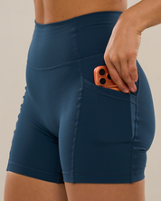 Pocket Shorts (Biker 6") in Reflecting Pond