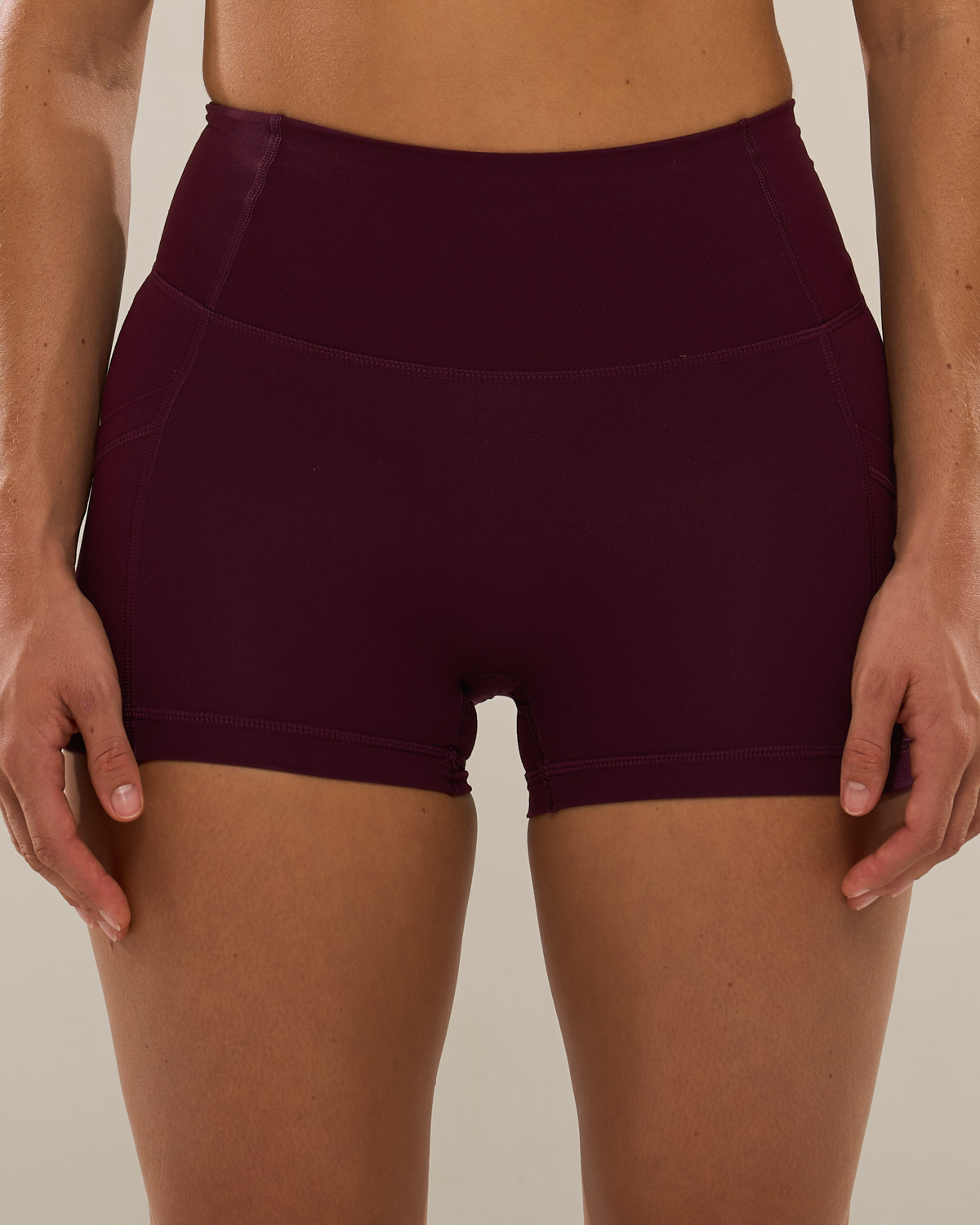 Pocket Shorts (Petite 3") in Winetasting