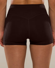 Pocket Shorts (Petite 3") in Ganache