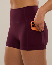 Pocket Shorts (Mini 4") in Winetasting
