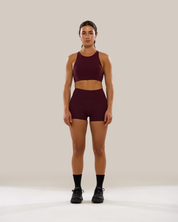 Hybrid Racer Bra in Winetasting
