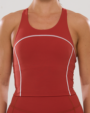 Unlock 2-in-1 Crop in Glow Orange