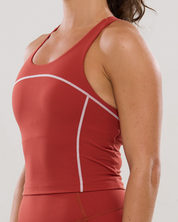 Unlock 2-in-1 Crop in Glow Orange