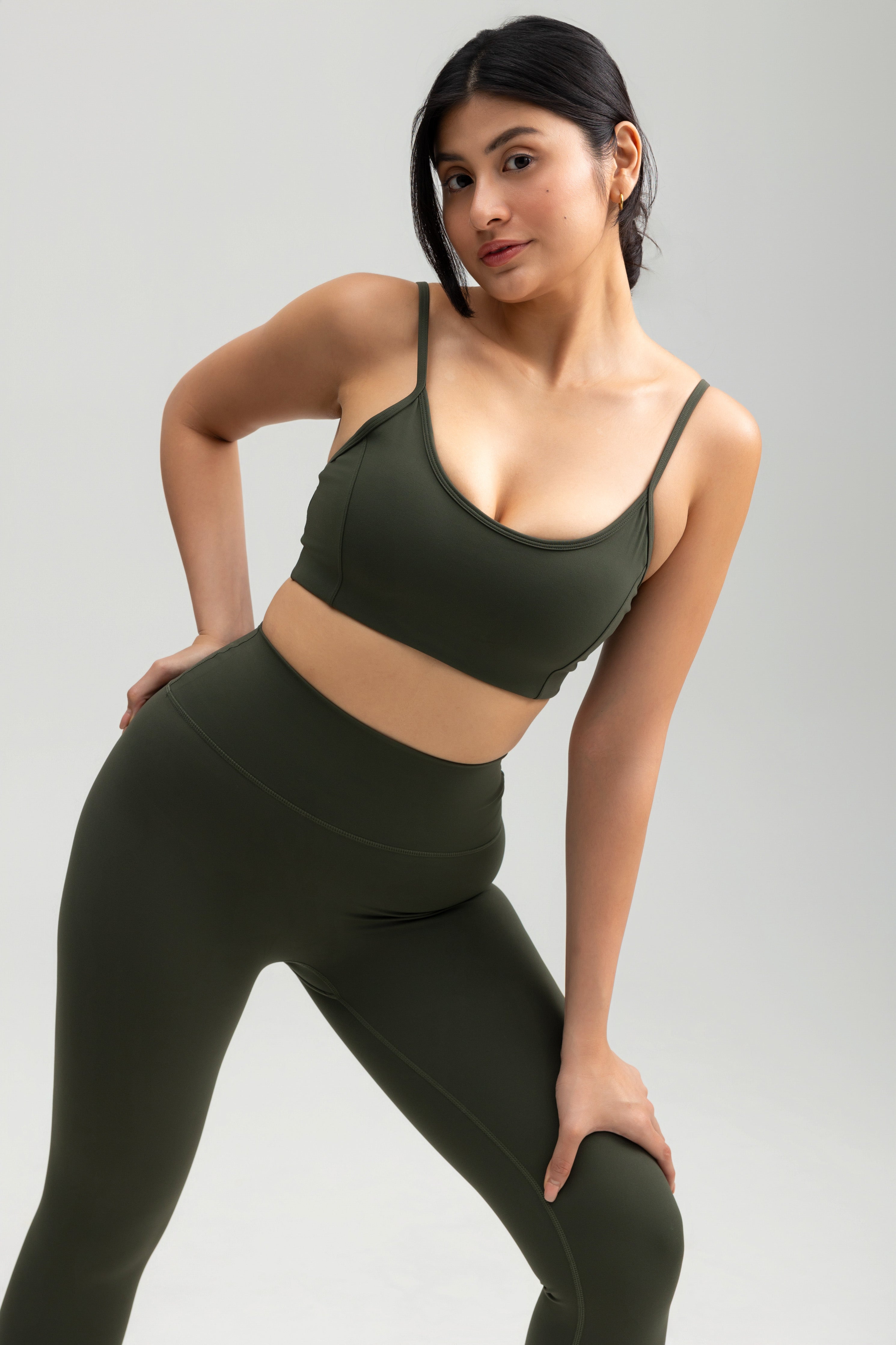 Here And Now Bra in Olive
