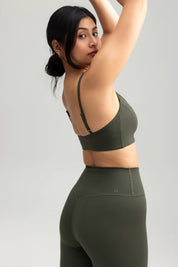 Here And Now Bra in Olive