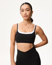 [AA x Eugena] Double Up Bra in Black Sesame