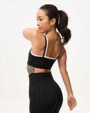 [AA x Eugena] Double Up Bra in Black Sesame