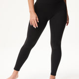 V Leggings (Full 24") in Black Sesame