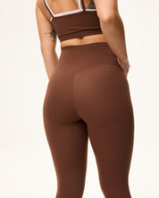 V Leggings (Full 24") in Chocolate
