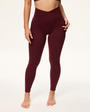 [AA x Eugena] V Leggings (Full 24") in Crush