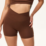 V Shorts (Mini 4") in Chocolate