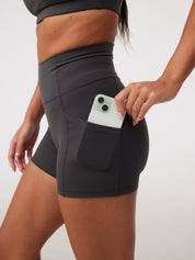 Pocket Shorts (Mini 4") in Stepper