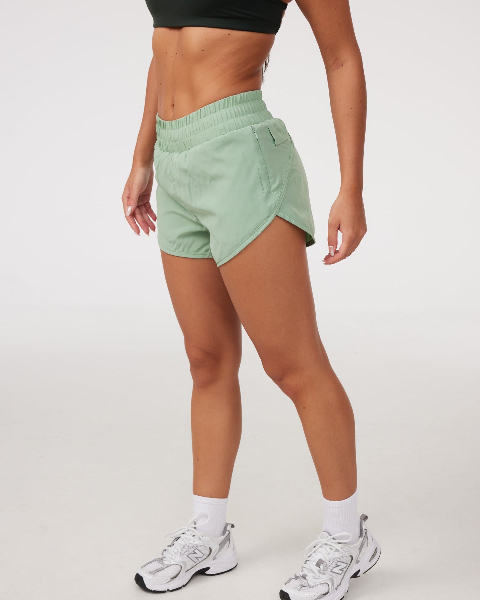 Pace Yourself Shorts in Spearmint