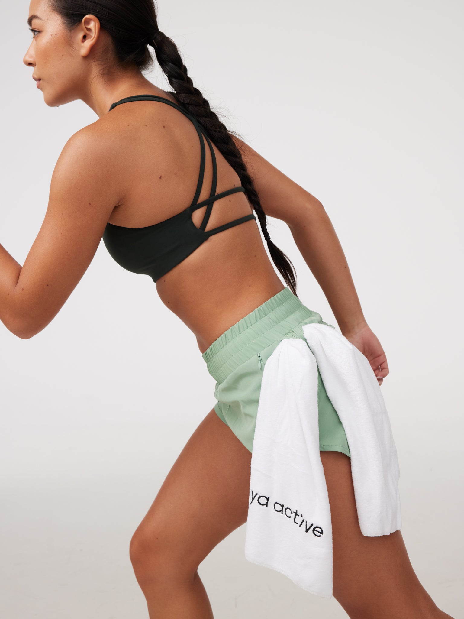 Pace Yourself Shorts in Spearmint