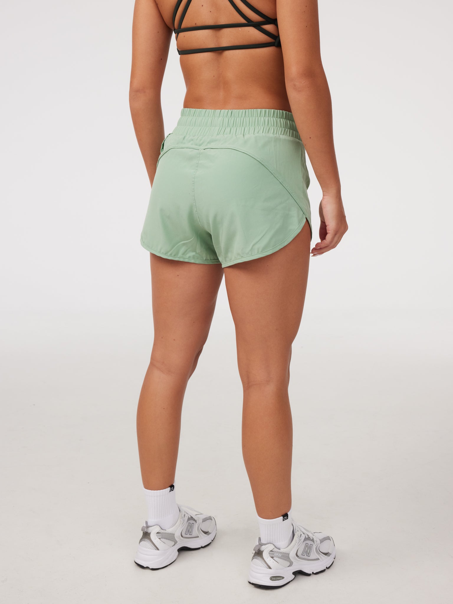 Pace Yourself Shorts in Spearmint