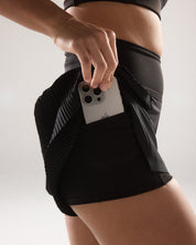 Split Shorts (Inner Shorts) 1.0 in Black Sesame