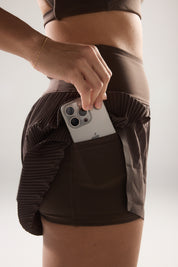 Split Shorts (Inner Shorts) in Espresso