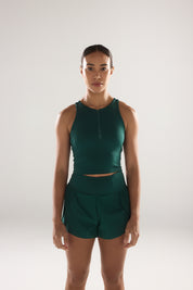 Race Day High Neck Crop in Strike