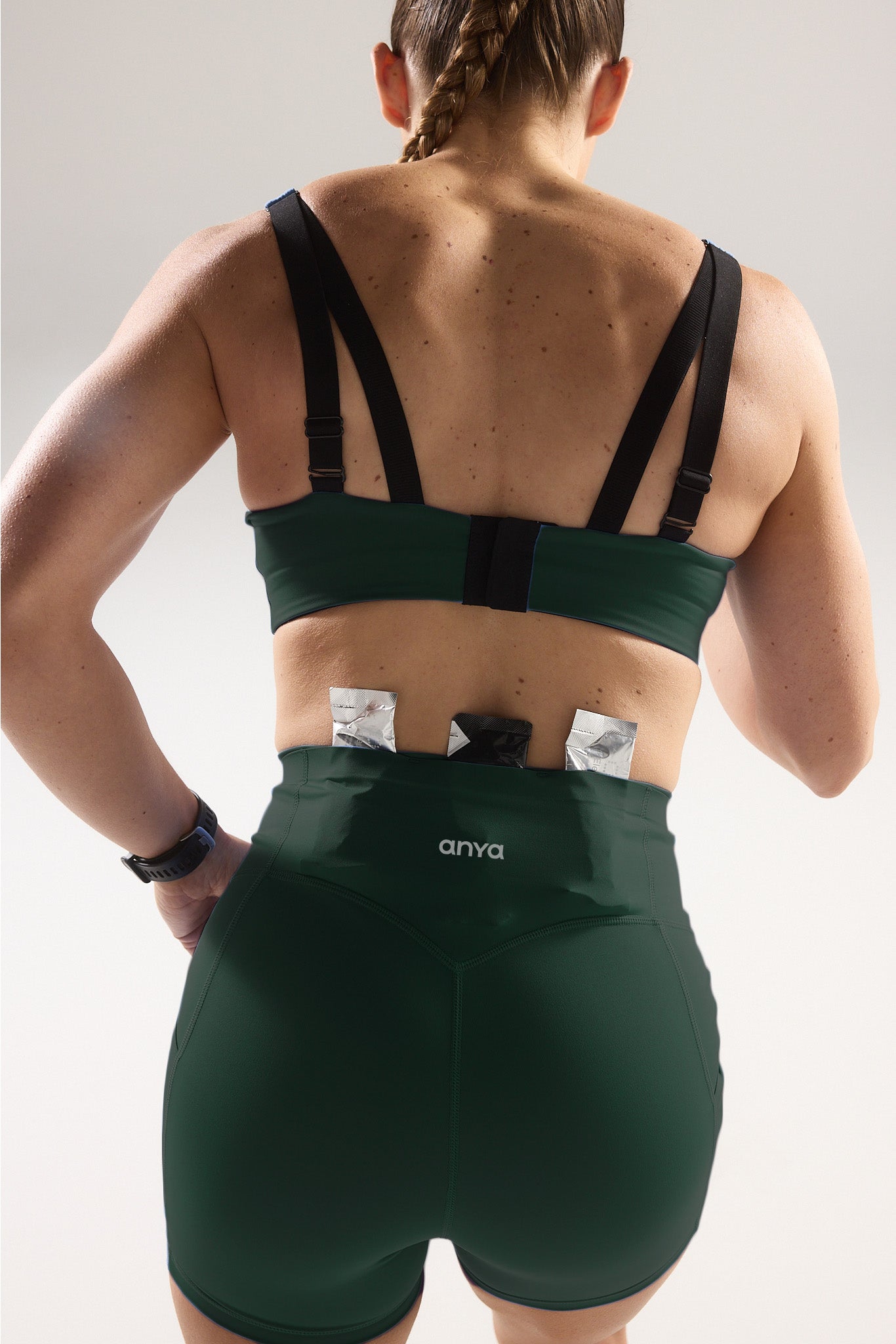 Race Pocket Shorts (Mini 4") in Strike