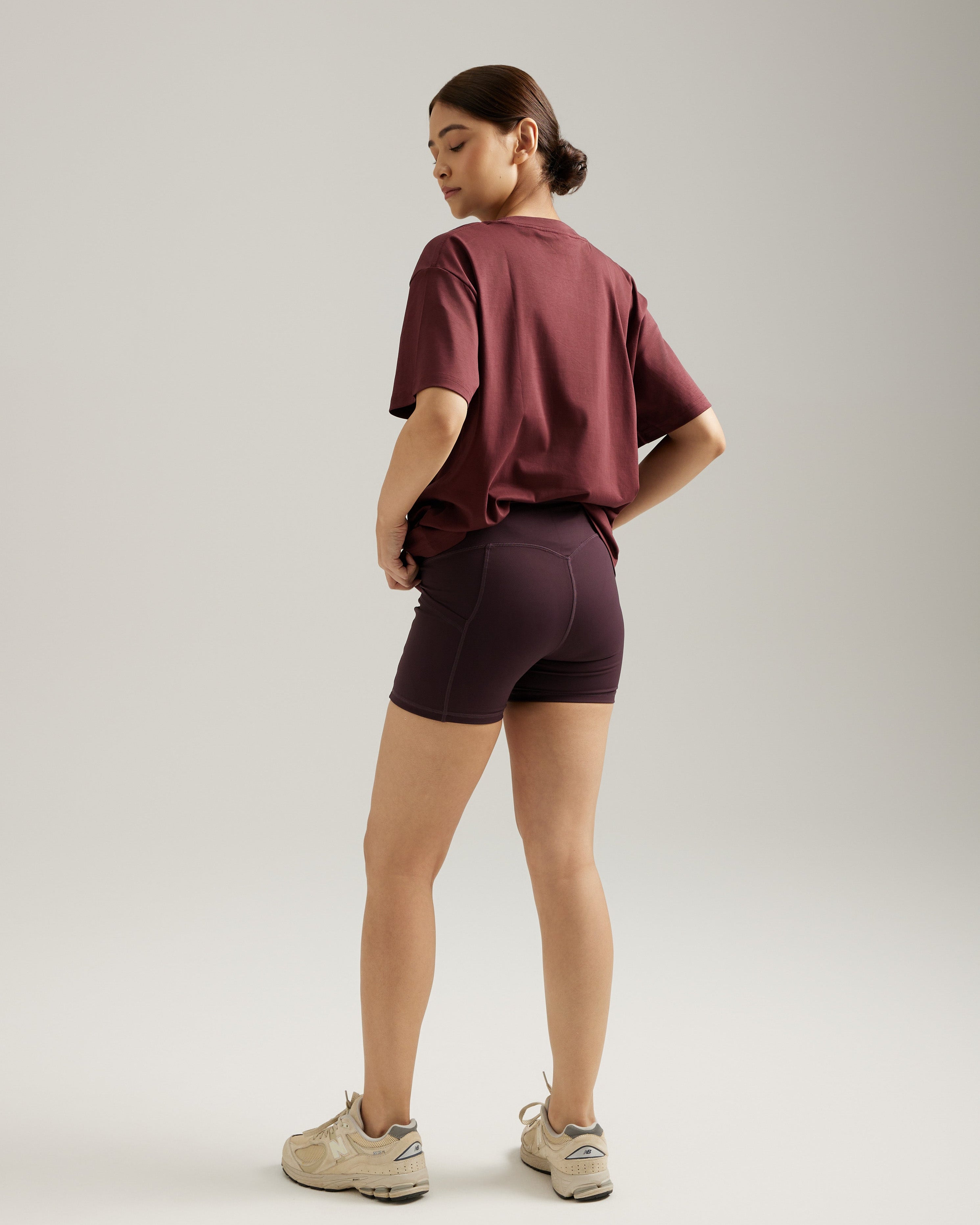 Oversized Tee in Beet