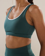 Circle Back Layered Bra in Jasper