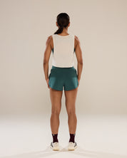 Easy Run Crop Tank in Onyx