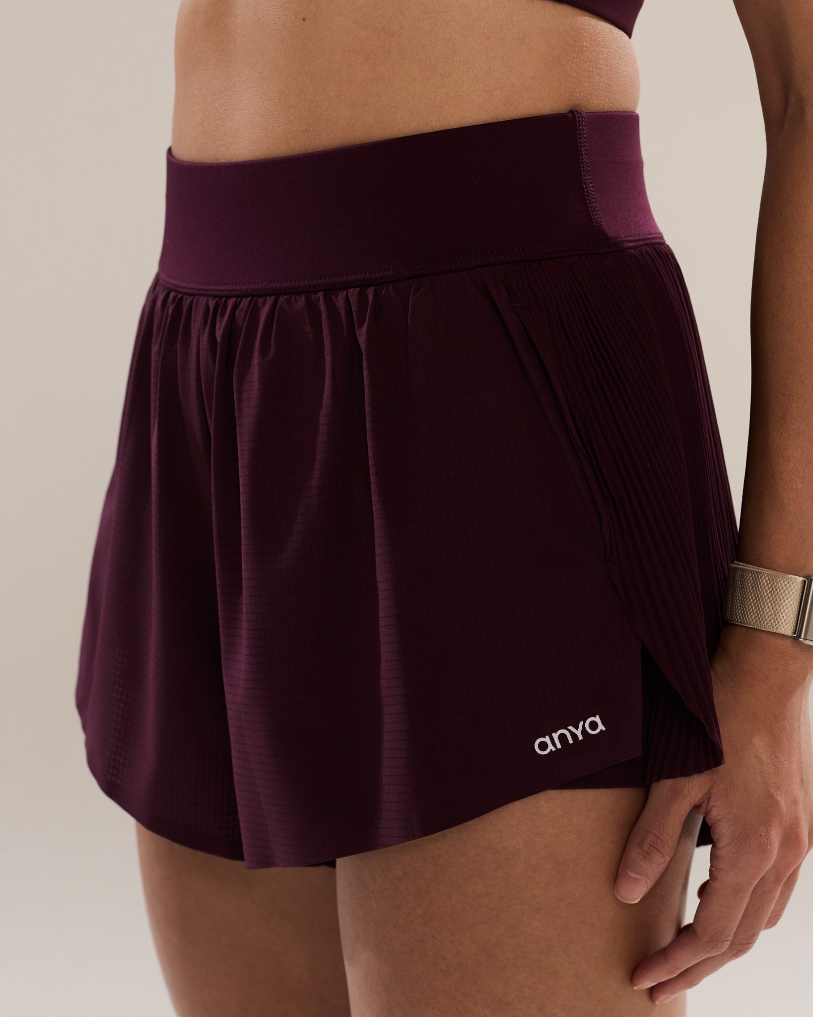 Split Shorts 2.0 (Inner Shorts) in Winetasting