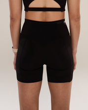 42 Compression Shorts in Black Sesame