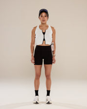 Not A Run Vest Crop in Finch
