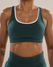 Circle Back Layered Bra in Jasper