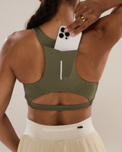 Mileage Bra in Olivine