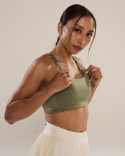 Mileage Bra in Olivine