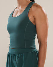 Run Strong Longline Bra in Jasper