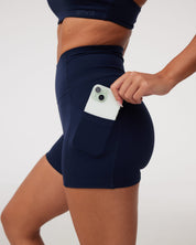 Pocket Shorts (Mini 4") in Dive