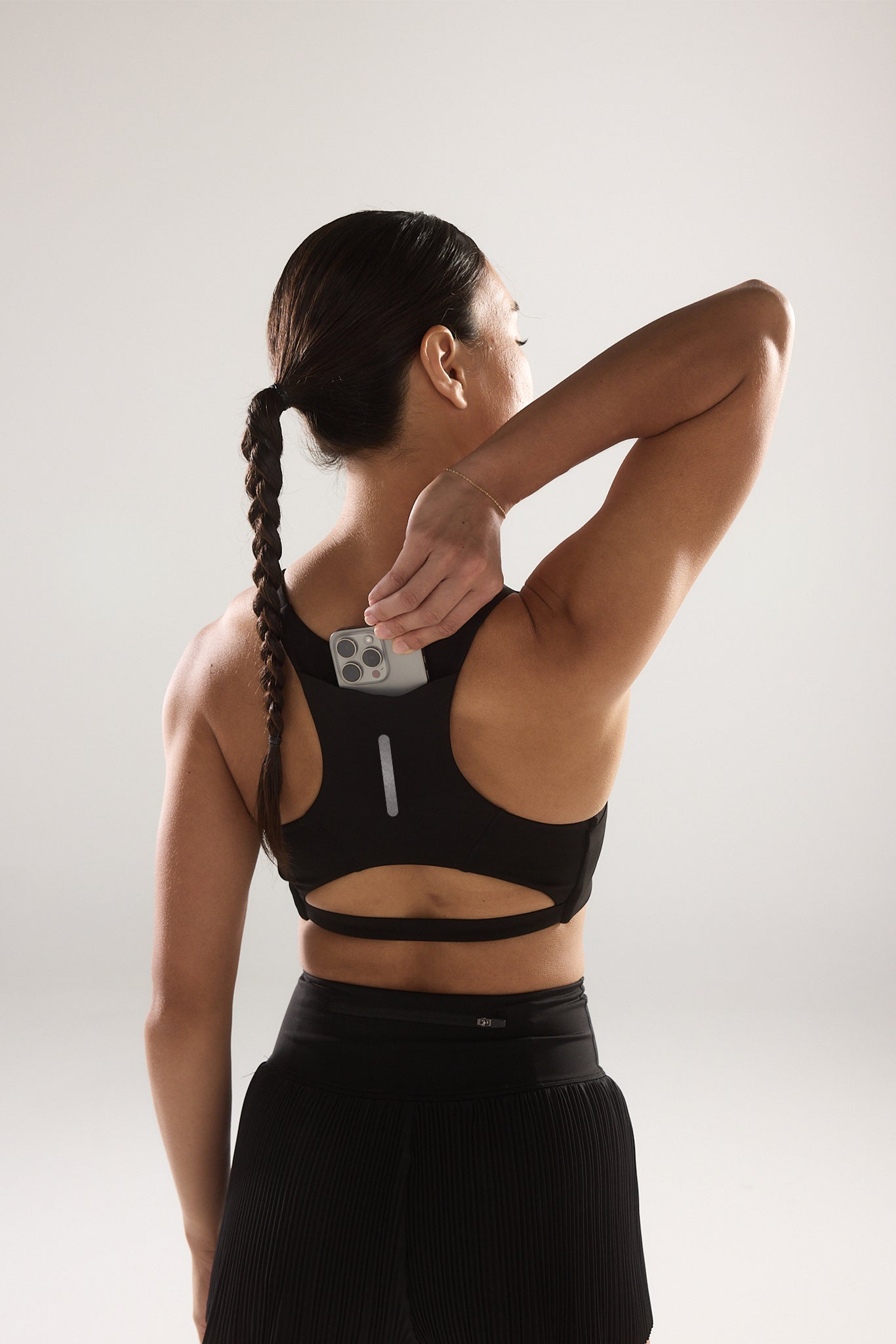 Mileage Bra in Black Sesame