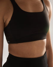 Mileage Bra in Black Sesame