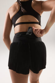 Split Shorts (Inner Shorts) in Black Sesame