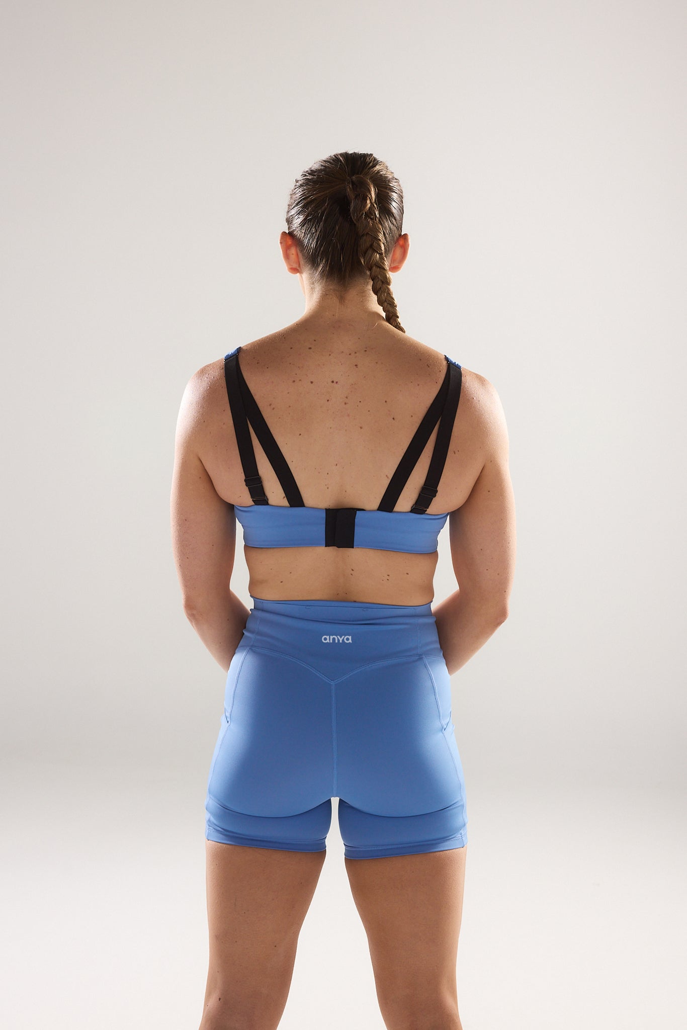 Race Pocket Shorts (Mini 4") in Bolt