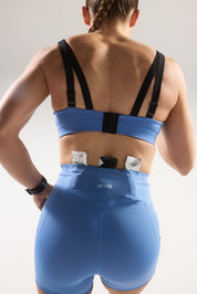 Race Pocket Shorts (Mini 4") in Bolt