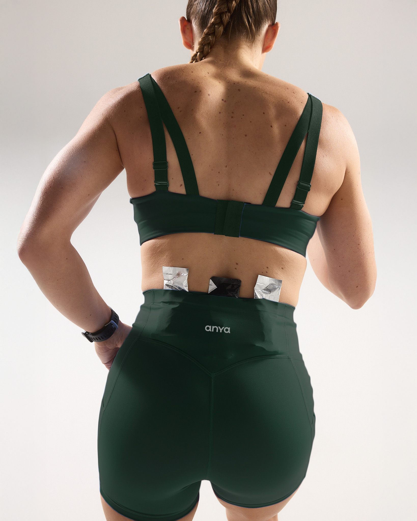 Race Pocket Shorts (Mini 4") in Strike