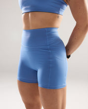 Race Pocket Shorts (Mini 4") in Bolt
