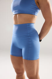 Race Pocket Shorts (Mini 4") in Bolt