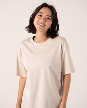 Oversized Tee in Oat