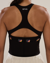 Unlock 3-in-1 Run Bra in Black Sesame
