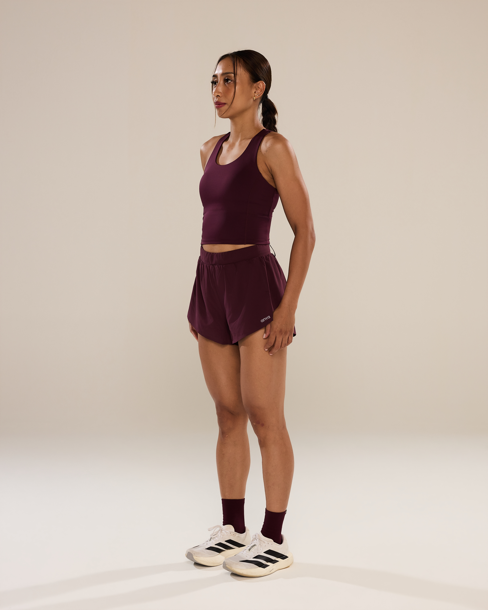Hold The Pace Shorts in Winetasting