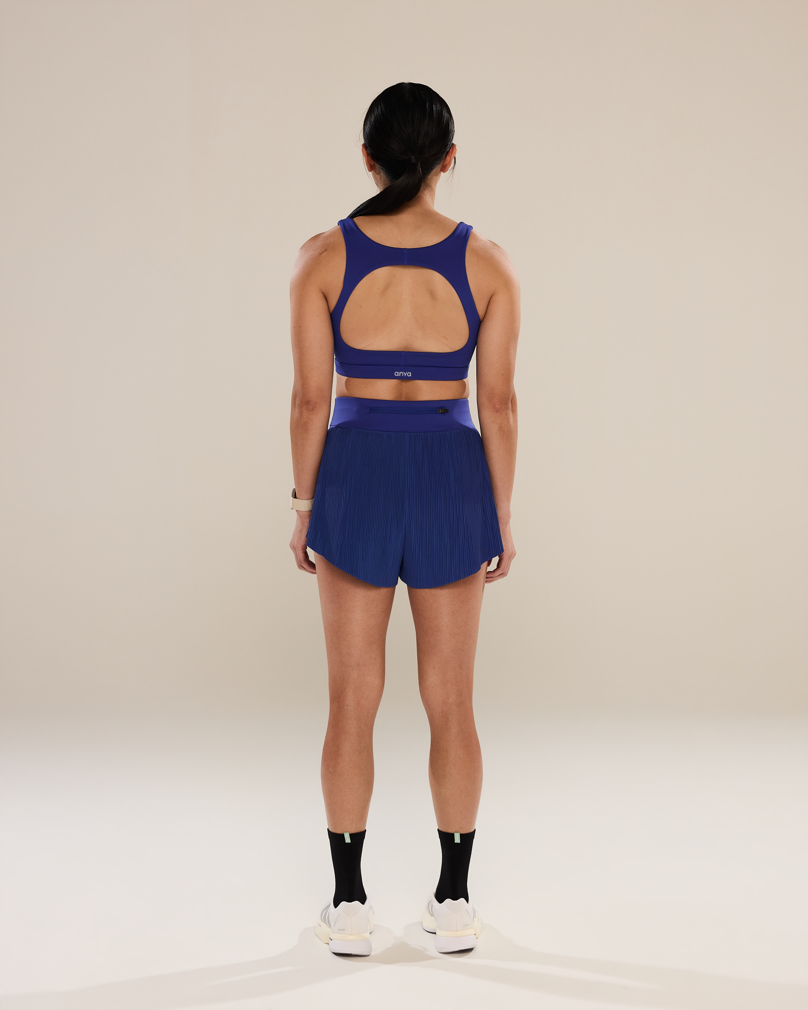 Circle Back Layered Bra in Great Blue